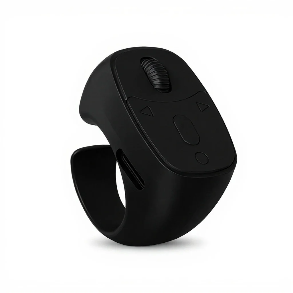 Pilot Bluetooth na palec (pierścień) – pilot do telefonu + scroll + selfie