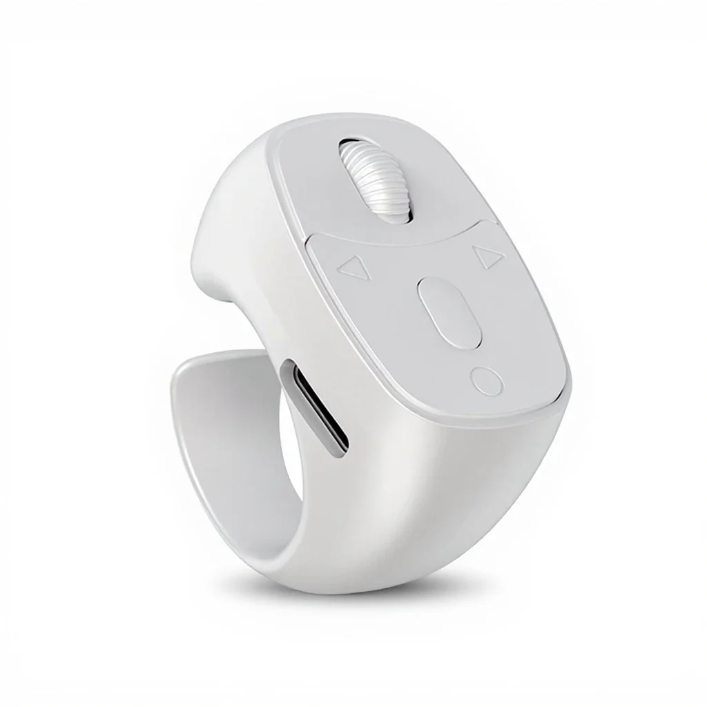 Pilot Bluetooth na palec (pierścień) – pilot do telefonu + scroll + selfie