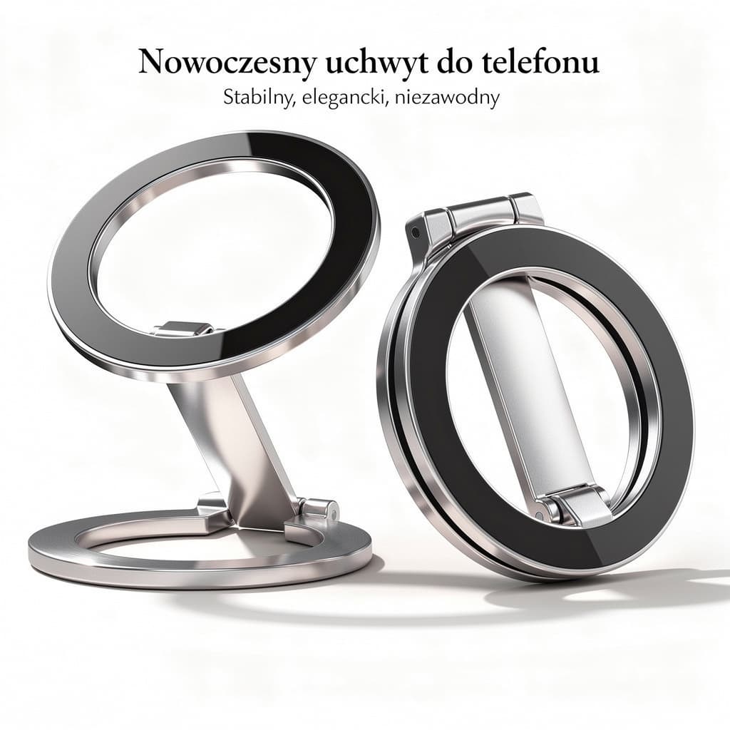 Magnetyczny, składany uchwyt do telefonu